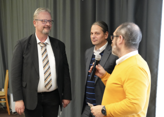 Ein wichtiger Besuch.