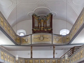 Strebel-Orgel in der Georgskirche in Königstein